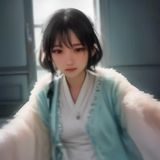 黄油网站内容运营总监苏晓涵的专业照，活力女性运营专家，创意工作室环境，充满活力