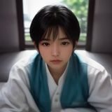 黄油网站AI技术负责人张博远的专业照，技术男性，眼镜学者风格，科技感工作环境背景